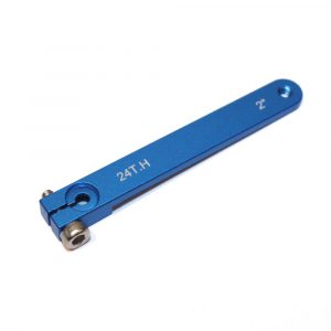 Hitec Aluminium Servo Arm 2" M3 (Blue)