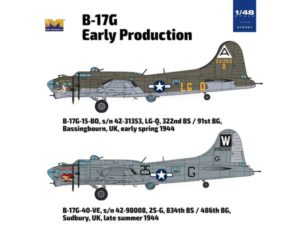 HK Models B-17G Flying Fortress Early Production HK01F001