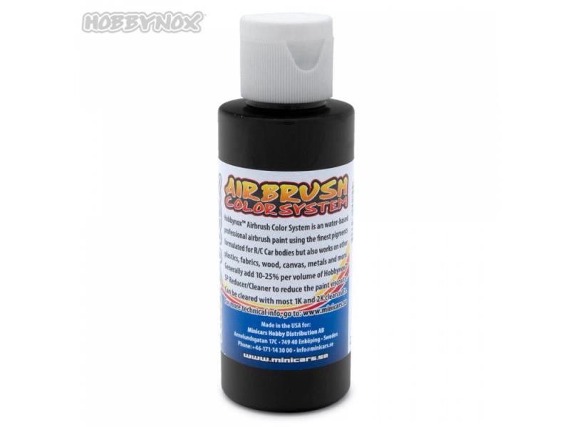Hobbynox Airbrush Colour - Solid Black (60ml) HN22030