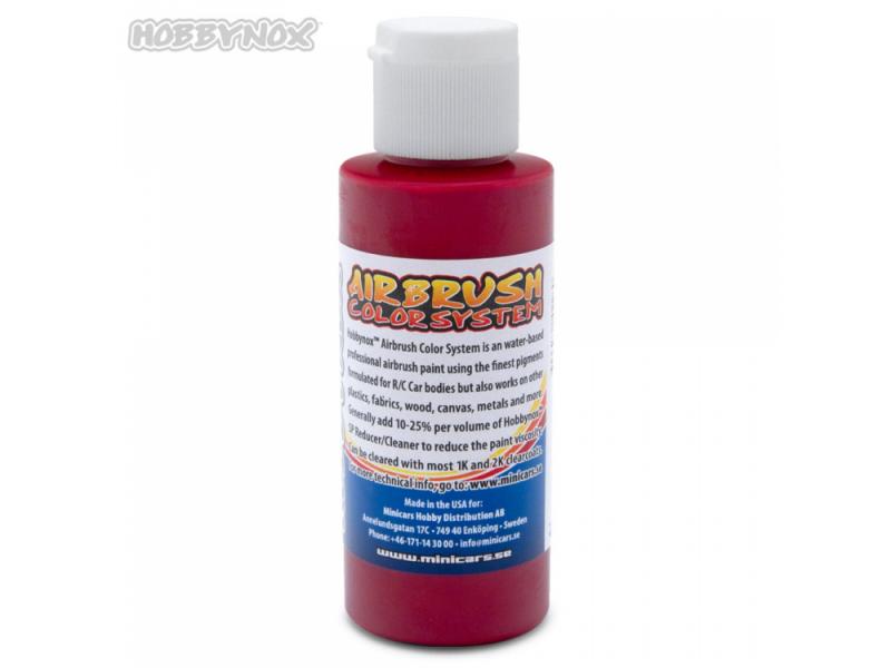 Hobbynox Airbrush Colour - Transparent Red (60ml) HN23030