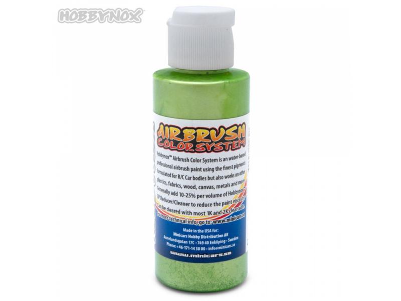 Hobbynox Airbrush Colour - Pearl Key-Lime Green (60ml)