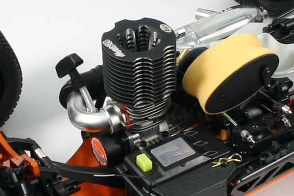 HOBAO HYPER CAGE TRUGGY BLACK NITRO RTR W/MAC28 6P ENGINE