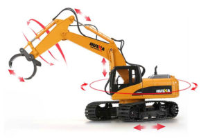 Huina 1/14TH RC Timber Grabber 2.4G 16CH die cast grabber