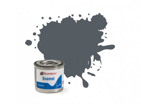 Humbrol 125 US Dark Grey Satin - 14ml Enamel Paint