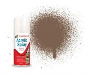 Humbrol 29 Dark Earth Matt - 150ml Acrylic Spray Paint