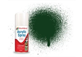 Humbrol 3 Brunswick Green Gloss - 150ml Acrylic Spray Paint