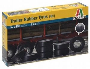 ITALERI 1/24 TRAILER RUBBER TYRES