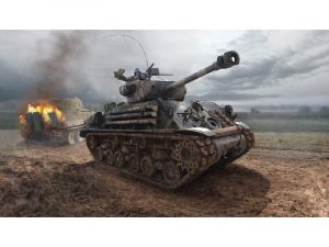 Italeri 1/35 M4A3E8 SHERMAN "FURY" # 6529