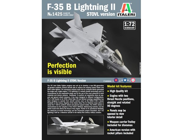 ITALERI 1/72 F35B LIGHTNING II MODEL KIT