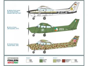 Italeri Cessna C.172 Skyhawk 1987 Landing on Red Square