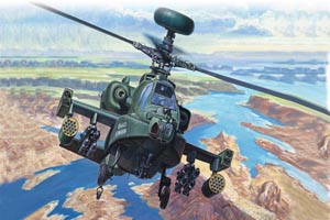 ITALERI 1/72 AH-64D APACHE LONGBOW MODEL KIT