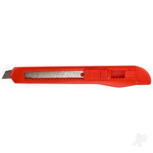 K10 9mm Plastic Snap Knife, Red (Carded)
