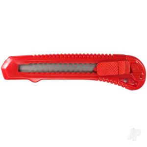 K13 18mm Plastic Snap Knife, Red (Carded)