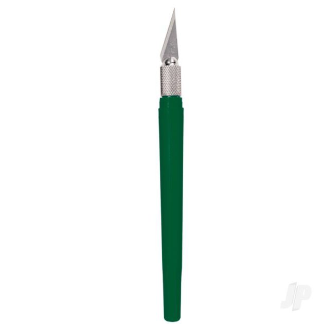 K40 Pocket Clip-on Knife with Twist-off Cap, Green (Carded)