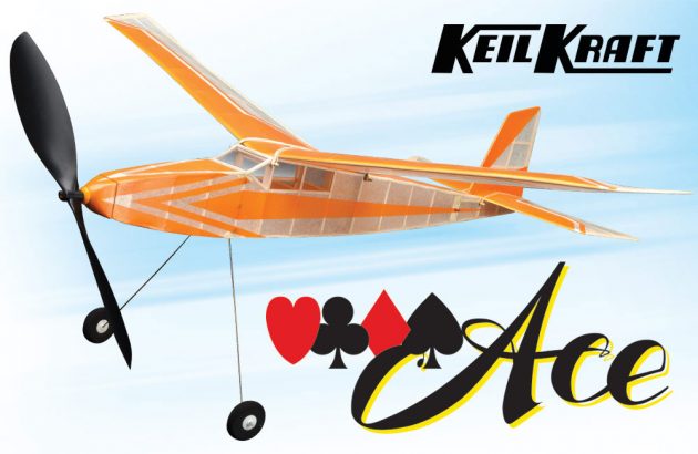 Keil Kraft Ace Kit - 30" Free-Flight Rubber Duration