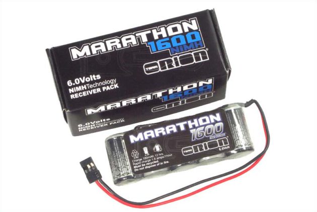Marathon 1600 Receiver Pack 6.0V Standard NiMH w/Universal Plug