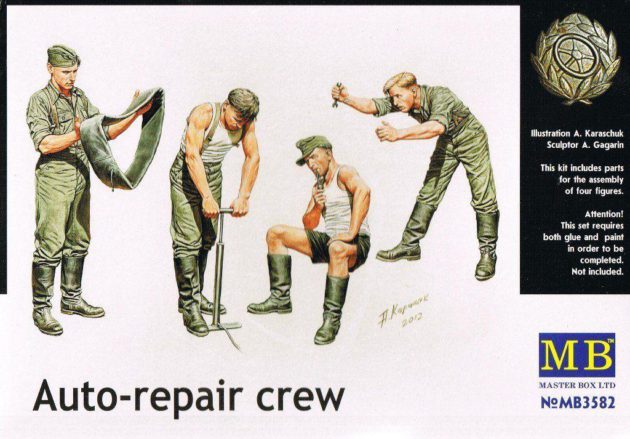 Masterbox 1/35 Auto Repair Crew # 3582