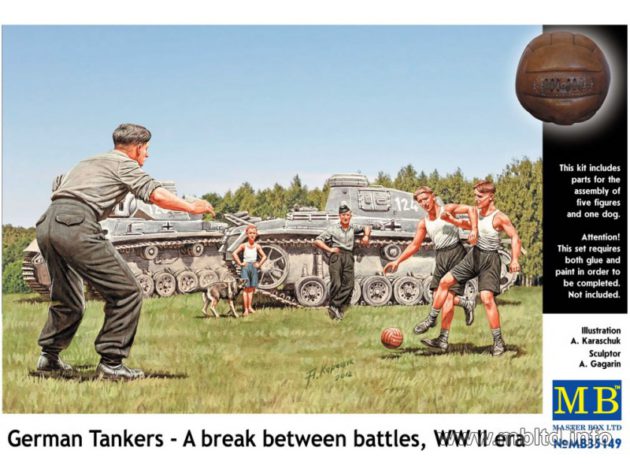 Masterbox 1/35 German Tankers A Break between battles # 35149