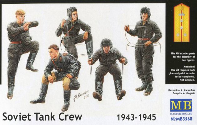 Masterbox 1/35 Soviet Tank Crew 1943-1945 # 3568