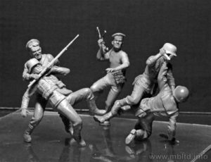 Masterbox Soviet Marines and German Infantry Hand-to-hand