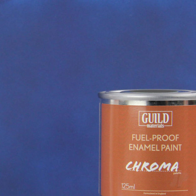 Matt Enamel Fuel-Proof Paint Chroma Dark Blue (125ml Tin)