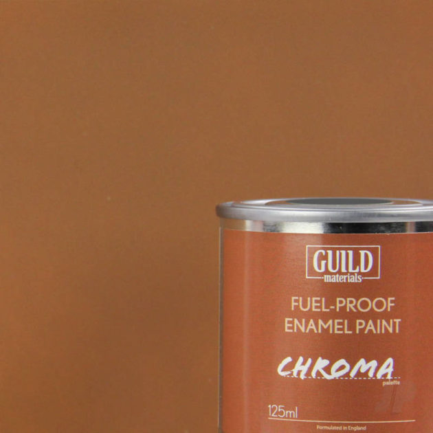 Matt Enamel Fuel-Proof Paint Chroma Dark Earth (125ml Tin)