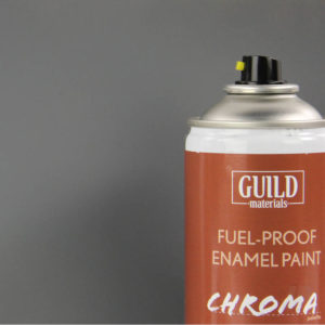 Matt Enamel Fuel-Proof Paint Chroma Dark Grey (400ml Aerosol)