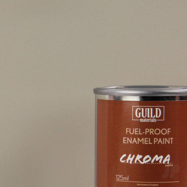 Matt Enamel Fuel-Proof Paint Chroma Light Grey (125ml Tin)