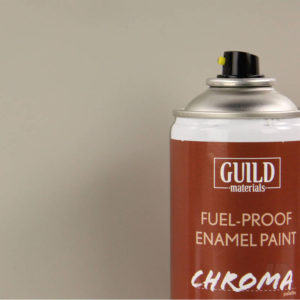 Matt Enamel Fuel-Proof Paint Chroma Light Grey (400ml Aerosol)