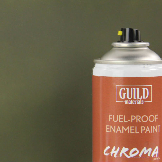 Matt Enamel Fuel-Proof Paint Chroma Olive Drab (400ml Aerosol)