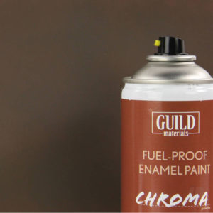 Matt Enamel Fuel-Proof Paint Chroma PC10 Dirty Brown (400ml Aerosol)