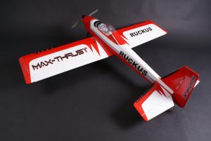 MAX THRUST PRO-BUILT BALSA RUCKUS KIT RED - IC OR ELECTRIC