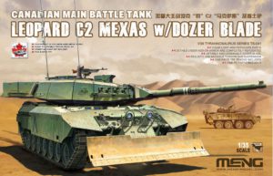 Meng Model 1:35 - Canadian Leopard MBT C2 MEXAS w/ Dozer