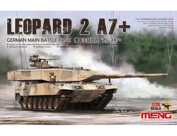 Meng Model 1:35 - German Leopard 2A7+ MBT