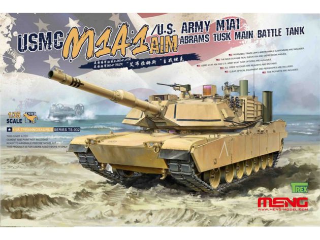 Meng Model 1:35 - M1A1 Abrams TUSK Main Battle Tank