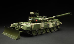Meng Model 1:35 - Russian Main Battle Tank T-90 w/ TBS-86 Tank Dozer
