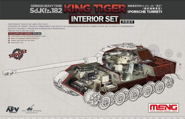 Meng Model 1:35 - Sd.Kfz.182 King Tiger Interior (Porsche)