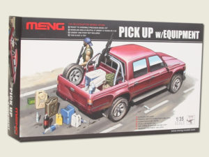 Meng Model 1:35 - Toyota Hilux Pick Up Truck w/ M82a1 Rifle / M240B Gun