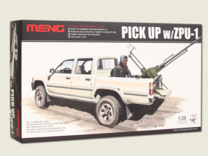 Meng Model 1:35 - Toyota Hilux Pick Up Truck w/ ZPU1 Anti-tank Gun