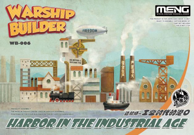 Meng Model Warship Builder - Harbor in the Industrial Age