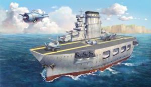 Meng Model Warship Builder Lexington Cartoon Ship