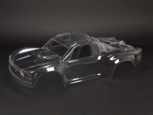 MOJAVE 6S BLX Clear Bodyshell (Inc. Decals)