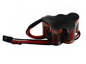 Nimh Battery Pack 2/3 AF 1600mah 6v RX Hump - BEC & Futaba lead
