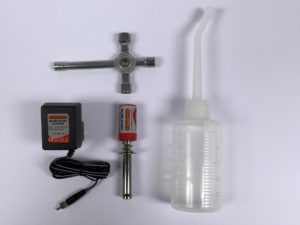 Nitro Starter Set - Fuel Bottle,Glowstart, UK Chg + Spanner