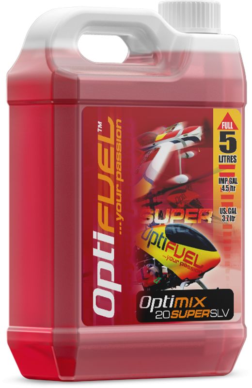 OPTIMIX 20% SUPER SLV 5 LITRES AERO AND HELI FUEL