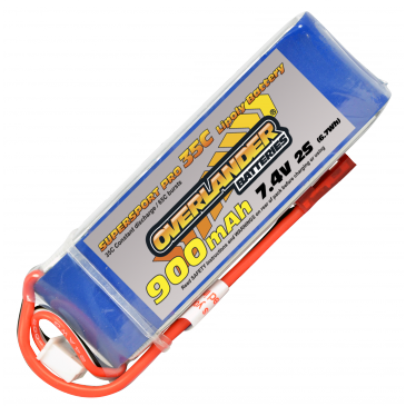Overlander 900mAh 7.4V LiPo Battery fits Blade 200SRX
