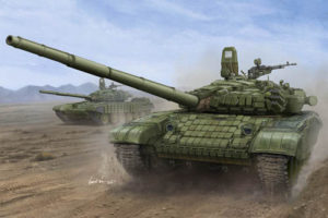 Trumpeter Russian Tank T-72B/B1 MBT (w/Kontakt-1 reactive armour) 1:16 PKTM00925