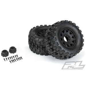 PROLINE BADLANDS MX38 HP 3.8" TYRE+RAID BLACK 8X32 HEX 17MM