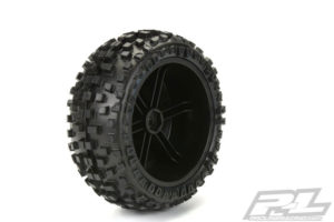 PRO-LINE BADLANDS SC 2.2/3.0 M2 FRONT TYRES MOUNTED SPLIT 6 BLK FOR SLASH
