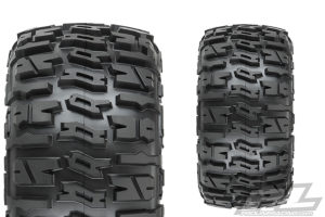 PROLINE TRENCHER LP 3.8" TYRES ON RAID BLK 8X32 HEX WHEELS MT